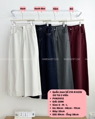 Quần Jean Số 210-B 6236 OS Túi 2 Viền