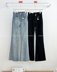 Quần Jean Số 214-D 822 Ống Loe 2 Nút