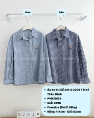 Áo Sơ Mi Số 241-D 2006 TD Kẻ Thêu Hình