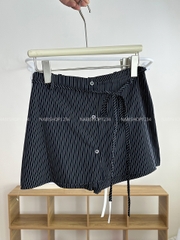 Quần Short Số 125-D 3506 Giả Váy Sọc + Dây