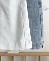 Chân Váy Số 229-D 6301 Ngắn Túi Nơ Sau