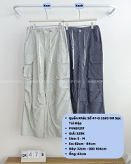 Quần Khác Số 47-D 3320 OR Sọc Túi Hộp