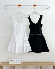 Váy Số 144-D 3369 2 Dây Tầng Bèo