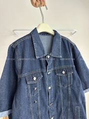 Áo Khoác Số 270-U 6635 Jean Tay Lỡ Lật