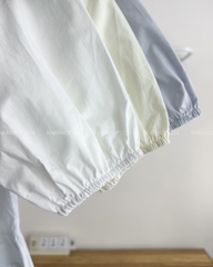 Áo Kiểu Số 212-B 969 TD Cổ Lưới Viền Ren