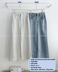 Quần Jean Số 225-B 5010 OR Túi Kiểu