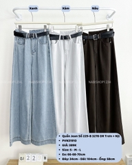 Quần Jean Số 229-B 3278 OR Trơn + Nịt