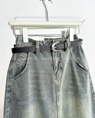 Chân Váy Số 246-D 3323 Dài Jean + Nịt New