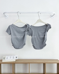 Áo Kiểu Số 175-D 3087 Lệch Vai Nhún Eo