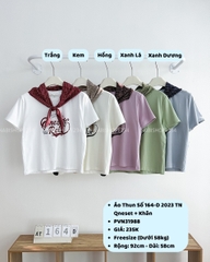 Áo Thun Số 164-D 2023 TN Qneset + Khăn