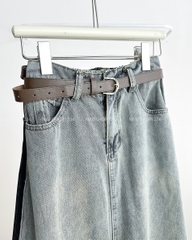 Chân Váy Số 247-D 3273 Dài Jean Xoè + Nịt
