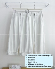 Quần Jean Số 231-D 8179 OR Lật Lai
