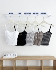 Áo Croptop Số 204-B 8828 2 Dây 4 Nút