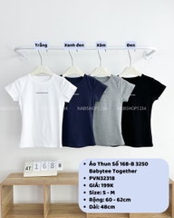 Áo Thun Số 168-B 3250 Babytee Together