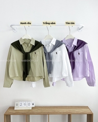 Áo Sơ Mi Số 260-B Ngựa Lửng Kèm Khăn