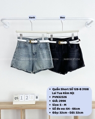 Quần Short Số 128-B 3108 Lai Tua Kèm Nịt