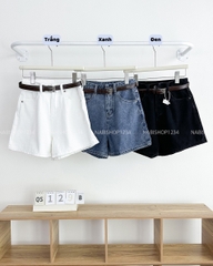 Quần Short Số 129-B 3071 Jean Trơn+Nịt