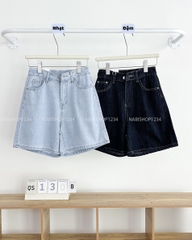 Quần Short Số 130-B 8212 Jean Viền Chỉ