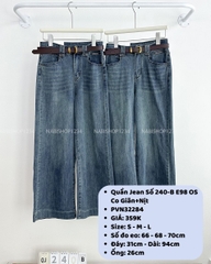 Quần Jean Số 240-B E98 OS Co Giãn+Nịt