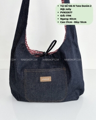 Túi Số 136-N Tote Denim 2 Mặt Jolly