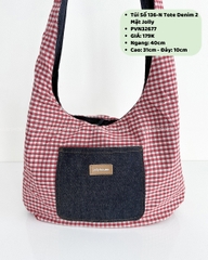 Túi Số 136-N Tote Denim 2 Mặt Jolly