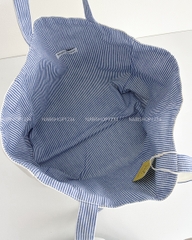 Túi Số 124-N Tote Thêu Chữ Creme