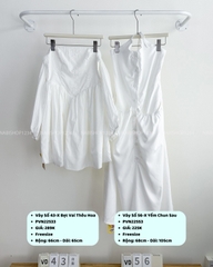 (S20%) Váy Số 56-X Yếm Chun Sau 68/105