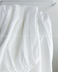 (S20%) Váy Số 43-X Bẹt Vai Thêu Hoa 66/65