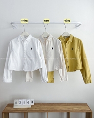 Áo Sơ Mi Số 284-B TD Lửng Thêu Ngựa