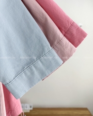 Áo Sơ Mi Số 286-B 6001 TD Nút Bấm Lai Rút