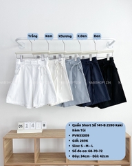 Quần Short Số 141-B 2590 Kaki Kèm Túi