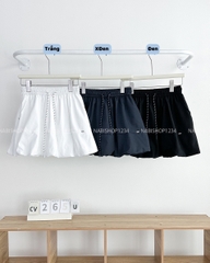 Chân Váy Số 265-U 8919 Ngắn Dáng Bí Đính Tag