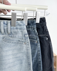 Chân Váy Số 267-B 8202 Ngắn Jean 4 Đai