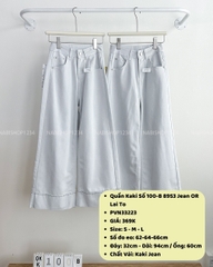 Quần Kaki Số 100-B 8953 Jean OR Lai To