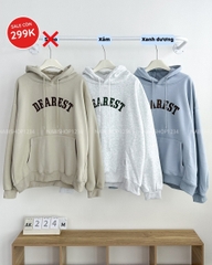 (S30K) Áo Khoác Số 224-M Hoodie Dearest