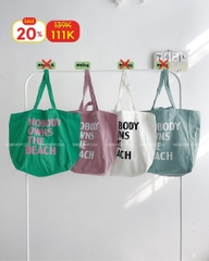 (S20%) Túi Số 42-L Tote Chữ Nobody