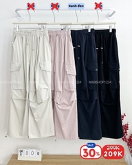 (S30%) Quần Kaki Số 80-D 69019 Túi Hộp Lai Rút