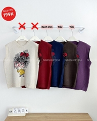 Áo Khoác Số 203-A Gile Cô Bé