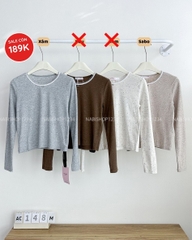 Áo Croptop Số 148-M 2822 TD Cổ Ren