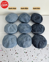 (S19K) Mũ Số 23-L Nồi Denim Thêu Summx