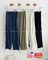 (S50%) Quần Khác Số 26-D 8878 Dù Dây Rút Viền
