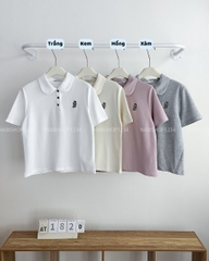 Áo Thun Số 182-D 3599 Polo Thêu Gấu
