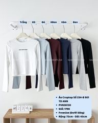 Áo Croptop Số 234-B 901 TD ANN