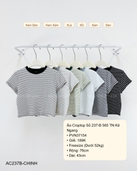 Áo Croptop Số 237-B 565 TN Kẻ Ngang