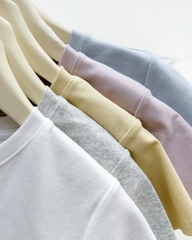 Áo Croptop Số 238-B 9536 TN Chữ Đính Nút