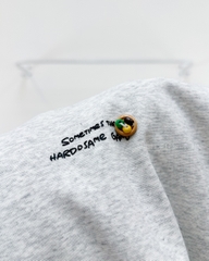 Áo Croptop Số 238-B 9536 TN Chữ Đính Nút