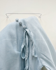 Áo Dài Số 25-C Tơ 3 Nút Thắt Nơ