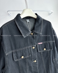 Áo Khoác Số 304-D 8908 Jean Viền Chỉ Tag