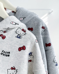 Áo Khoác Số 307-D 366 Hoodie Zip Kitty