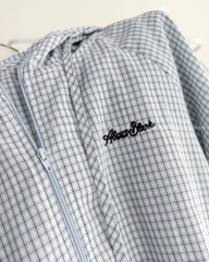 Áo Khoác Số 309-D 1106 Zip Caro Thêu Chữ